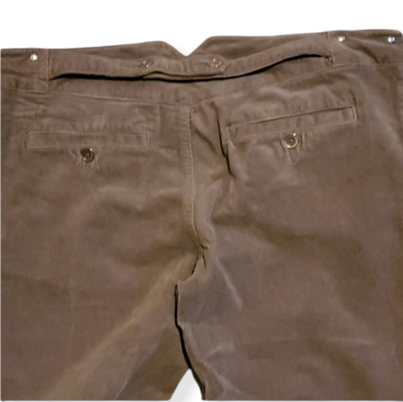 NWT Red by Marc Ecko Mudpie Pants, Corduroy, Dull Gray, Size 7, Capris Length - Picture 3 of 5